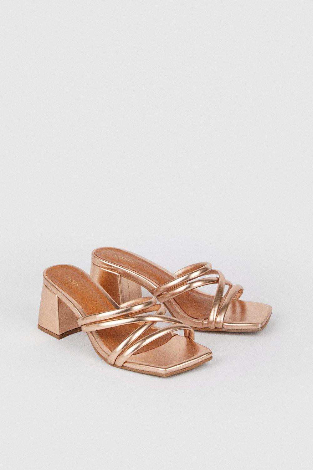 Oasis rose best sale gold sandals